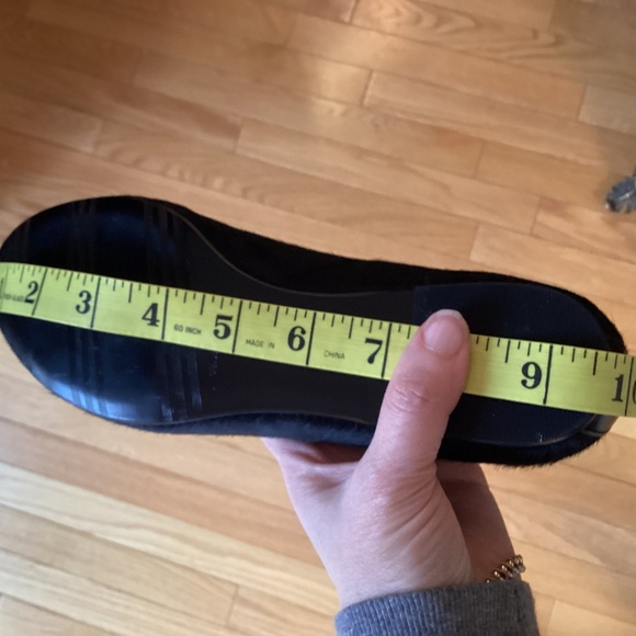 Brooks Brothers Black Calf Hair Ballet Flats size 6.5 New in box - Picture 10 of 11